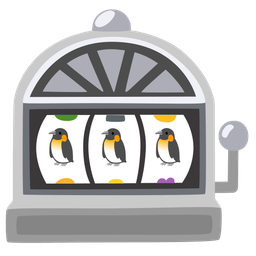 penguin and slot machine