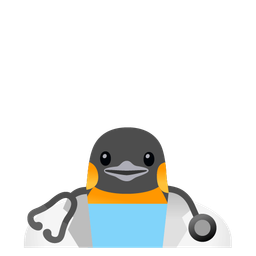 penguin and stethoscope