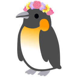 penguin and tulip