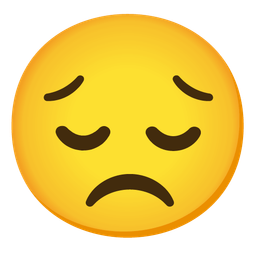 pensive face and angry face