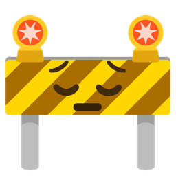 pensive face and construction