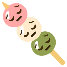 pensive face and dango