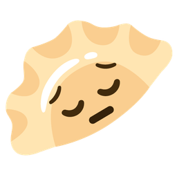 pensive face and dumpling