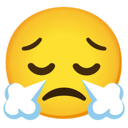 pensive face and face with steam from nose