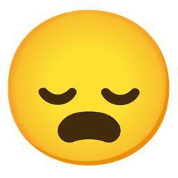 pensive face and frowning face with open mouth