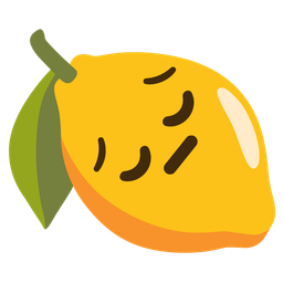 pensive face and lemon