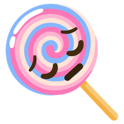 pensive face and lollipop