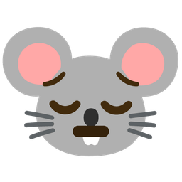 pensive face and mouse face