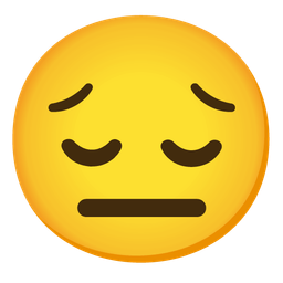 pensive face and neutral face