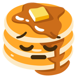 pensive face and pancakes