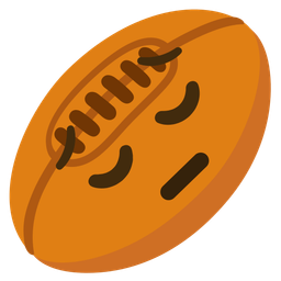 pensive face and rugby football