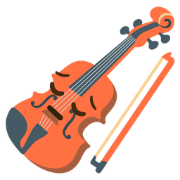 pensive face and violin