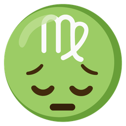 pensive face and Virgo