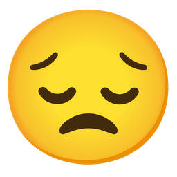 pensive face and worried face