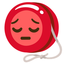 pensive face and yo-yo