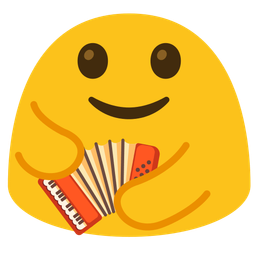 People hugging and Accordion