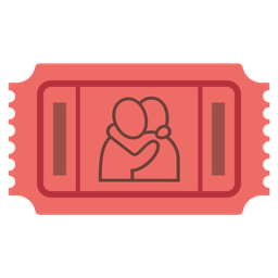 People hugging and Admission tickets