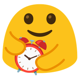 People hugging and Alarm clock