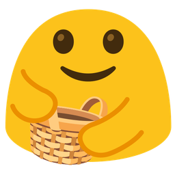 People hugging and Basket