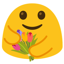 People hugging and Bouquet