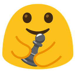 People hugging and Chess pawn