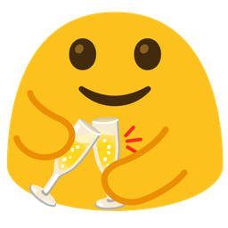 People hugging and Clinking glasses