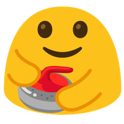 People hugging and Curling stone