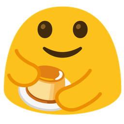 People hugging and Custard