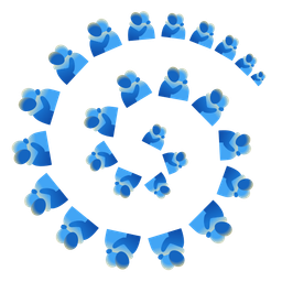 People hugging and Cyclone