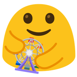 People hugging and Ferris wheel