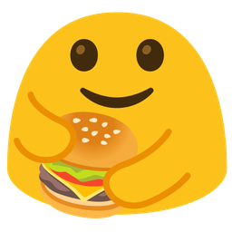 People hugging and Hamburger