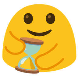 People hugging and Hourglass done