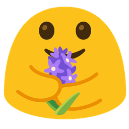 People hugging and Hyacinth