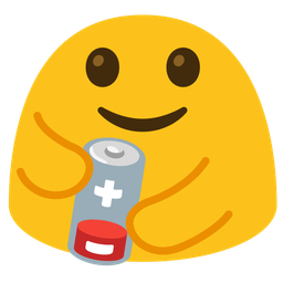 People hugging and Low battery