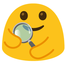 People hugging and Magnifying glass tilted right