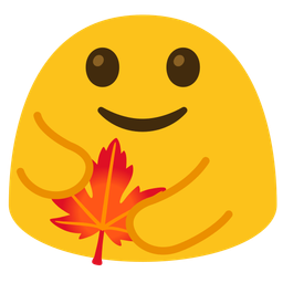 People hugging and Maple leaf
