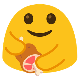 People hugging and Meat on bone