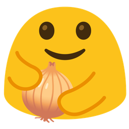 People hugging and Onion