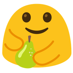 People hugging and Pear