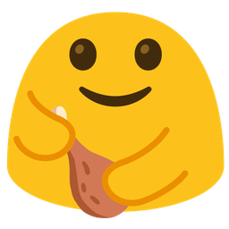 People hugging and Poultry leg