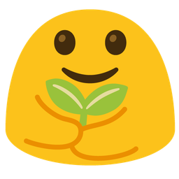 People hugging and Seedling