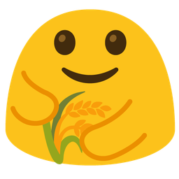 People hugging and Sheaf of rice