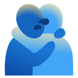 People hugging and Sleepy face