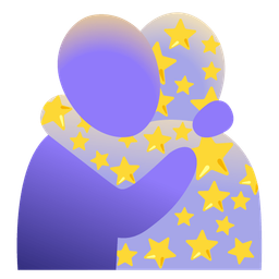 People hugging and Star
