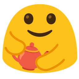 People hugging and Teapot