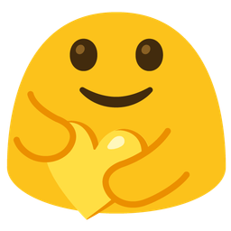 People hugging and Yellow heart