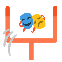 performing arts and american football