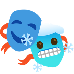 performing arts and cold face