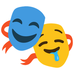 performing arts and drooling face