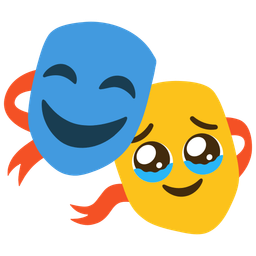 performing arts and face holding back tears